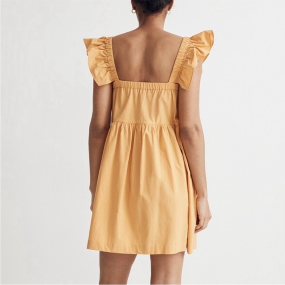 Madewell Ruffle Sleeve Mini Dress - Picture 3 of 7